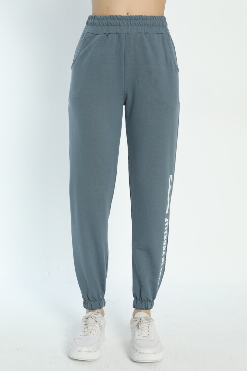 2 İplik Kadın Eşofman Alt 4002 Petrol Mavisi