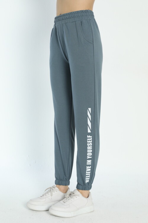 2 İplik Kadın Eşofman Alt 4002 Petrol Mavisi