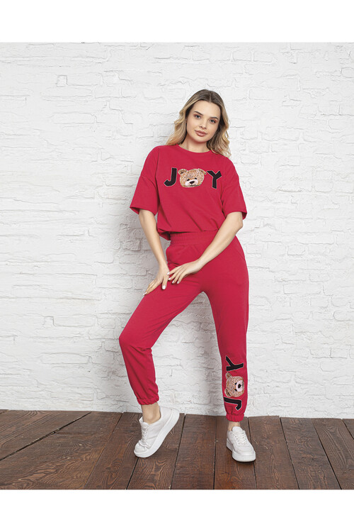 2 İplik Kısa Kol Takım 2200 Fuşya