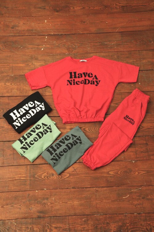 2 İplik Kısa Kol Takım 2200 Siyah