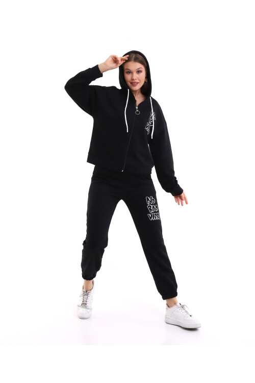 3 İplik Şardonsuz Fermuarlı Takım Code 2344-2