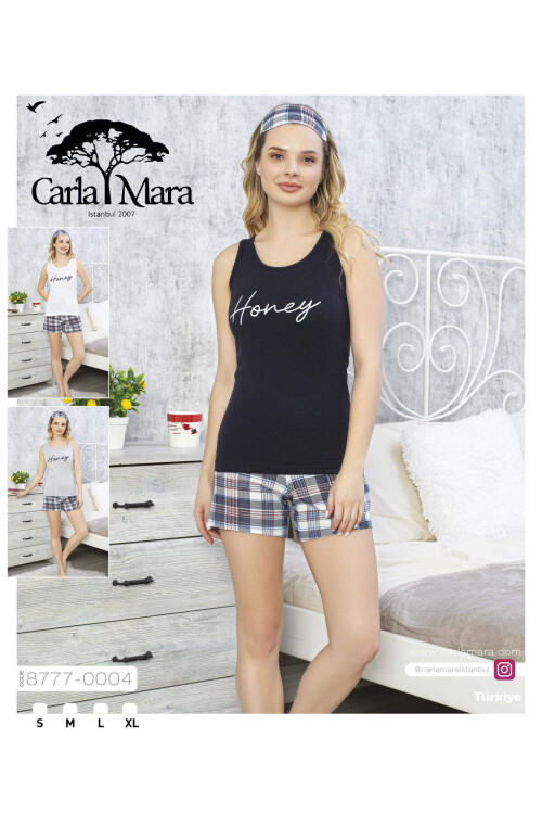 Kadın Atlet Şort Takım 8777 Beyaz