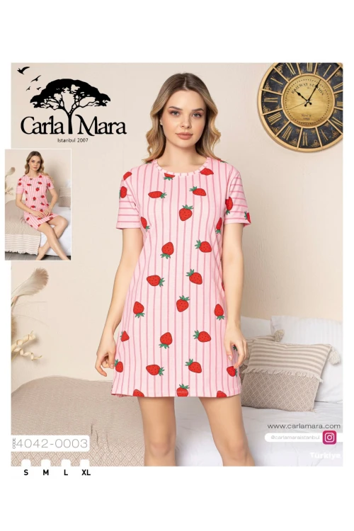 Kadın Kısa Kol Gecelik 4042