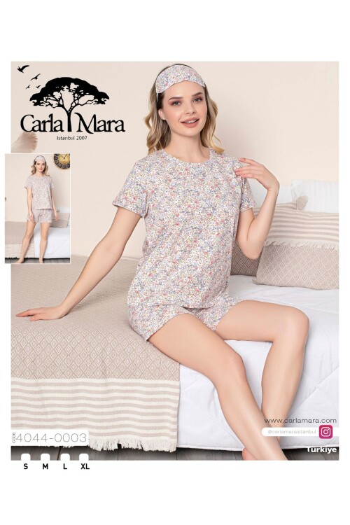 Kadın Kısa Kol Şort Takım 4044