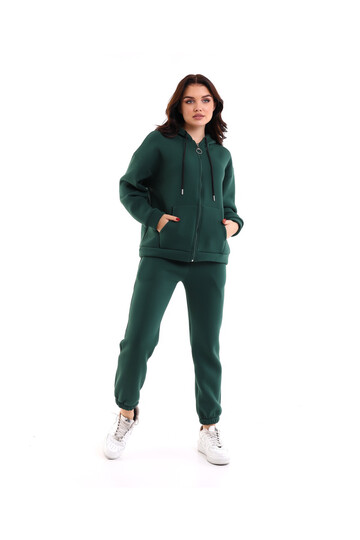 3 İplik Şardonlu Fermuarlı Takım Code 2354