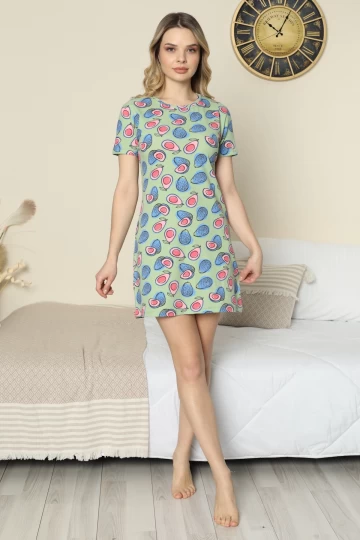 Kadın Kısa Kol Gecelik 4042