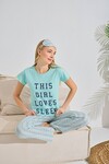 Kadın Kısa Kol Pijama Takım 3063 Mint