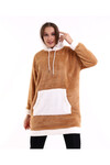 Welsoft Kapüşonlu Tunik Sweatshirt Code 2345-2