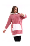 Welsoft Kapüşonlu Tunik Sweatshirt Code 2345