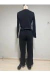 Yaka Detay Pijama Takım